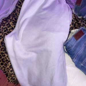 only worn once they are brandy sweatpants